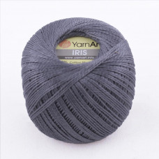 934 Пряжа Iris 20гр - 138м (Темно-сірий) YarnArt