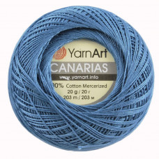 5351 Пряжа Canarias 20гр - 203м (Синій) YarnArt(Знятий з виробництва)