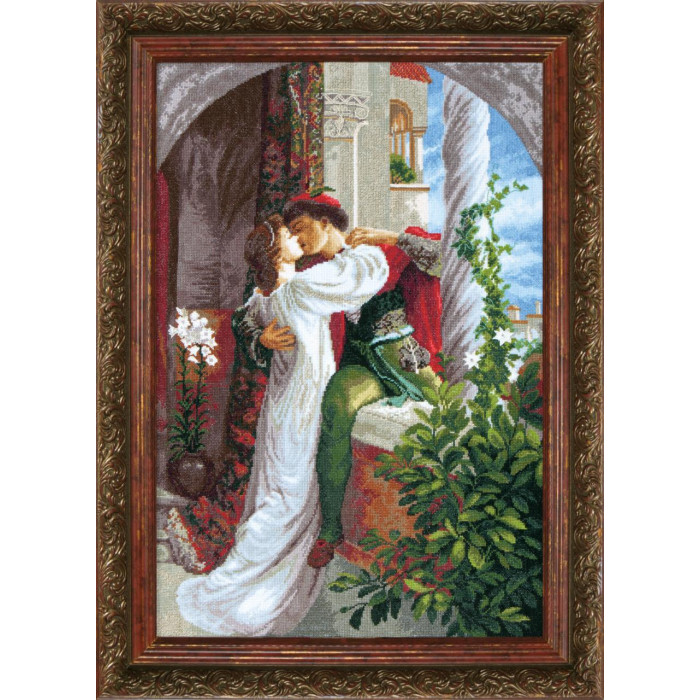 ВТ-034 Ромео і Джульєтта. 36,5х54,5 см. Crystal Art. Набір для вишивки хрестиком на Aida 14