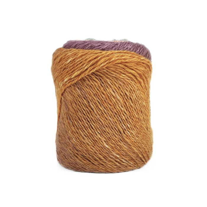 52 Пряжа Adriafil Matita Filato, 100г - 240м, різнокольоровий меланж, 76% бавовна, 24% конопля