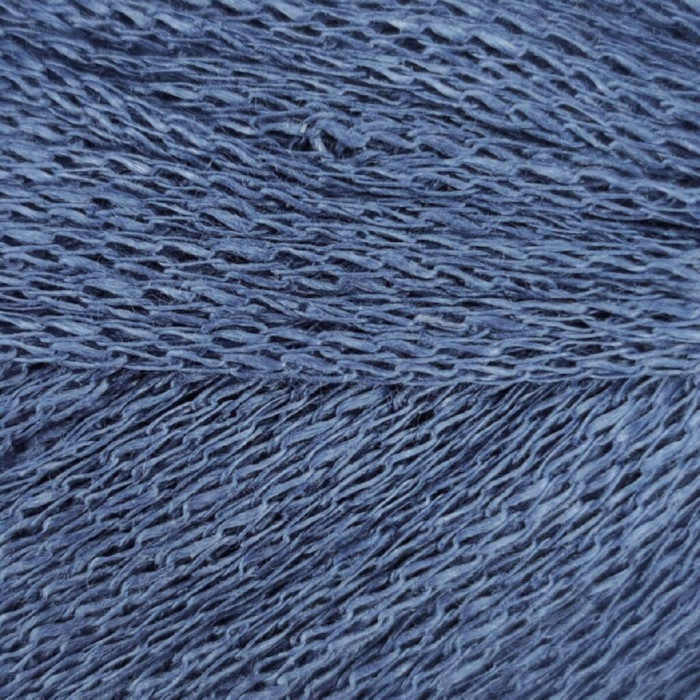 52 Пряжа Adriafil Totalino, 50г - 140м, темно-блакитний, 100% льон