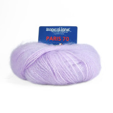 520 Пряжа Tropical Lane Paris 70, 40г - 120м, світло-бузковий, 70% кід мохер, 30% акрил