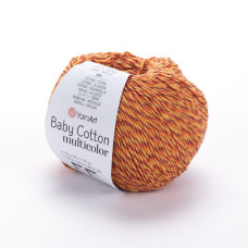 5208 Пряжа Baby Cotton Multicolor, 150гр-180м (різнокольоровий). YarnArt