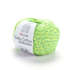 5213 Пряжа Baby Cotton Multicolor, 150гр-180м (різнокольоровий). YarnArt