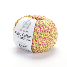 5215 Пряжа Baby Cotton Multicolor, 150гр-180м (різнокольоровий). YarnArt