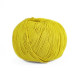 53 Пряжа Adriafil Alterego Filato, 150г - 385м, лимонний, 100% мерсенізована бавовна
