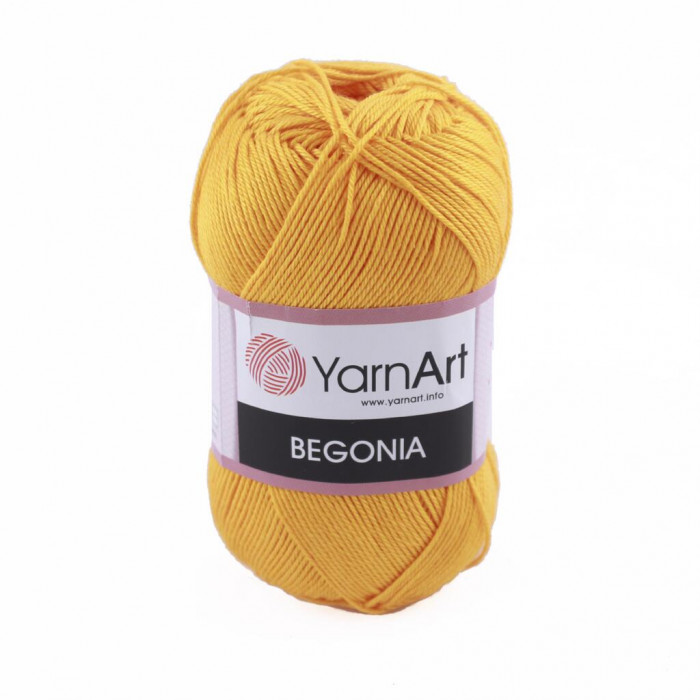 5307 Пряжа Begonia 50гр - 169м (Жовтий) YarnArt