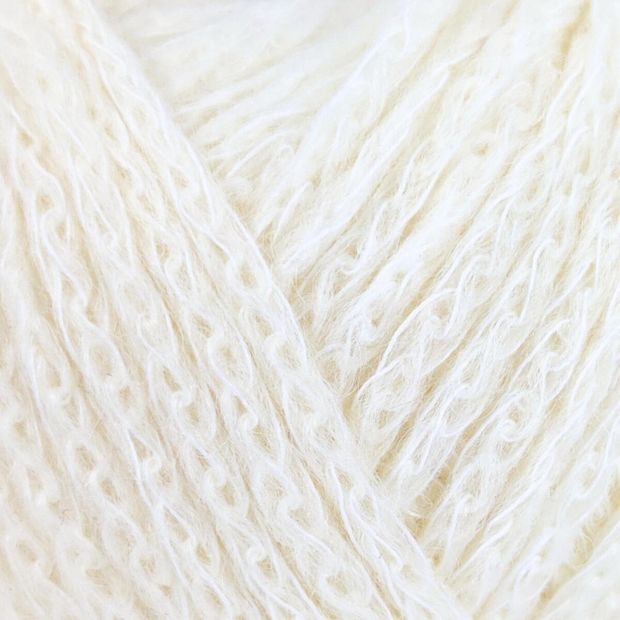 30531 Пряжа Lana Gatto Catena Soft, 50г - 125м, молочний, 40% бавовна, 37% вовна, 23% альпака