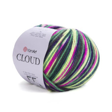 5318 Пряжа Cloud, 100гр-90м (різнокольоровий). YarnArt