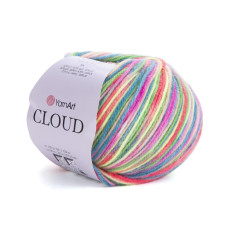 5319 Пряжа Cloud, 100гр-90м (різнокольоровий). YarnArt