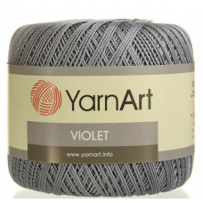 5326 Пряжа Violet 50гр - 282м (Темно-сірий) YarnArt