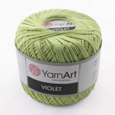 5352 Пряжа Violet 50гр - 282м (Салатовий) YarnArt