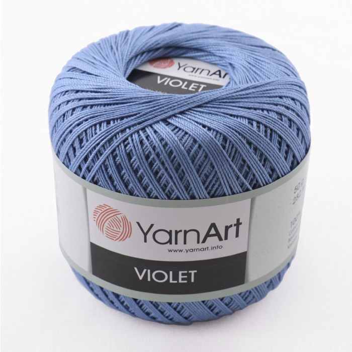 5351 Пряжа Violet 50гр - 282м (Синій) YarnArt