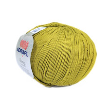 54 Пряжа Adriafil Alterego Filato, 150г - 385м, фісташковий, 100% мерсенізована бавовна