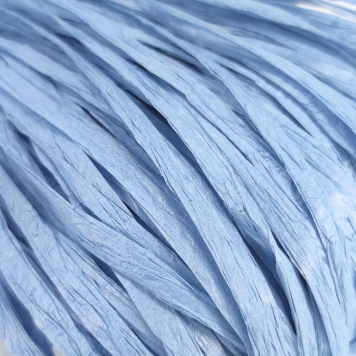 54 Рафія Adriafil Rafia Filato, 50г - 100-150м, блакитний, 100% рослинна целюлоза