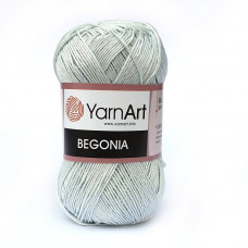 54462 Пряжа Begonia 50гр - 169м (світло-сірий). YarnArt