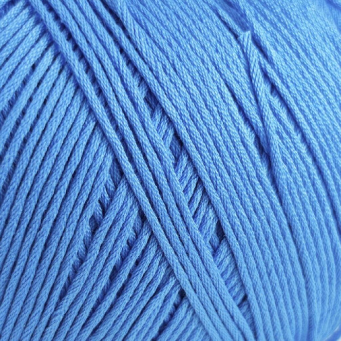 55 Пряжа Adriafil Alterego Filato, 150г - 385м, блакитний, 100% мерсенізована бавовна