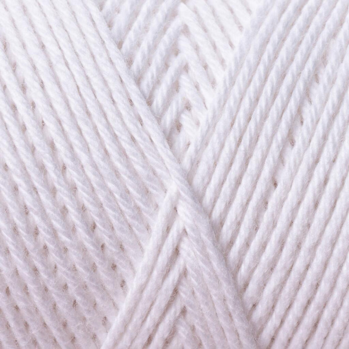 5501 Пряжа Cotton Fair 8/4 YarnArt, 50г - 160 м, білий, 100% бавовна