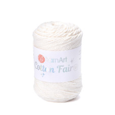 5503 Пряжа Cotton Fair 8/4 YarnArt, 50г - 160 м, молочний, 100% бавовна
