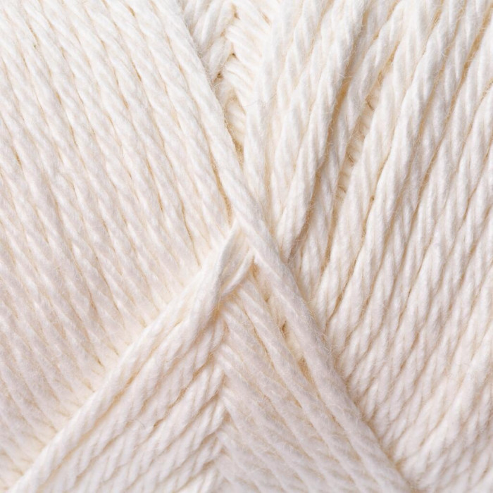 5503 Пряжа Cotton Fair 8/4 YarnArt, 50г - 160 м, молочний, 100% бавовна