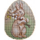 5503-Кролик-топер. Alisena. Набір для вишивки нитками