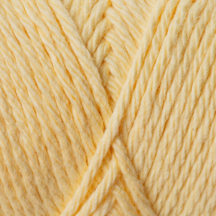5505 Пряжа Cotton Fair 4/4 YarnArt, 50г - 80 м, жовтий, 100% бавовна