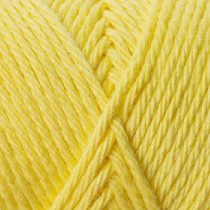5506 Пряжа Cotton Fair 4/4 YarnArt, 50г - 80 м, яскраво-жовтий, 100% бавовна