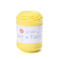 5506 Пряжа Cotton Fair 8/4 YarnArt, 50г - 160 м, яскраво-жовтий, 100% бавовна