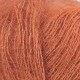 551 Пряжа Mondial Kid Seta, 25г - 210м, теракотовий, 70% суперкід мохер, 30% шовк