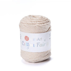 5511 Пряжа Cotton Fair 4/4 YarnArt, 50г - 80 м, світло-бежевий, 100% бавовна