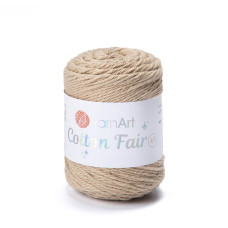 5512 Пряжа Cotton Fair 4/4 YarnArt, 50г - 80 м, бежевий, 100% бавовна