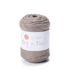 5515 Пряжа Cotton Fair 4/4 YarnArt, 50г - 80 м, сіро-бежевий, 100% бавовна
