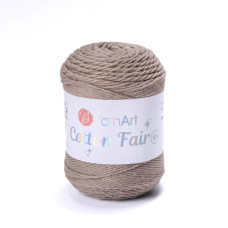 5515 Пряжа Cotton Fair 8/4 YarnArt, 50г - 160 м, сіро-бежевий, 100% бавовна