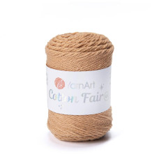5517 Пряжа Cotton Fair 4/4 YarnArt, 50г - 80 м, світло-коричневий, 100% бавовна