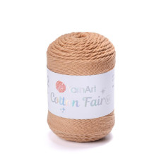 5517 Пряжа Cotton Fair 8/4 YarnArt, 50г - 160 м, світло-коричневий, 100% бавовна