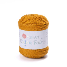 5519 Пряжа Cotton Fair 8/4 YarnArt, 50г - 160 м, світлий гірчичний, 100% бавовна