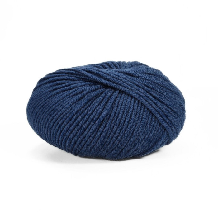 5522 Пряжа Lana Gatto Maxi Soft, 50г - 90м, індіго, 100% меринос екстрафайн