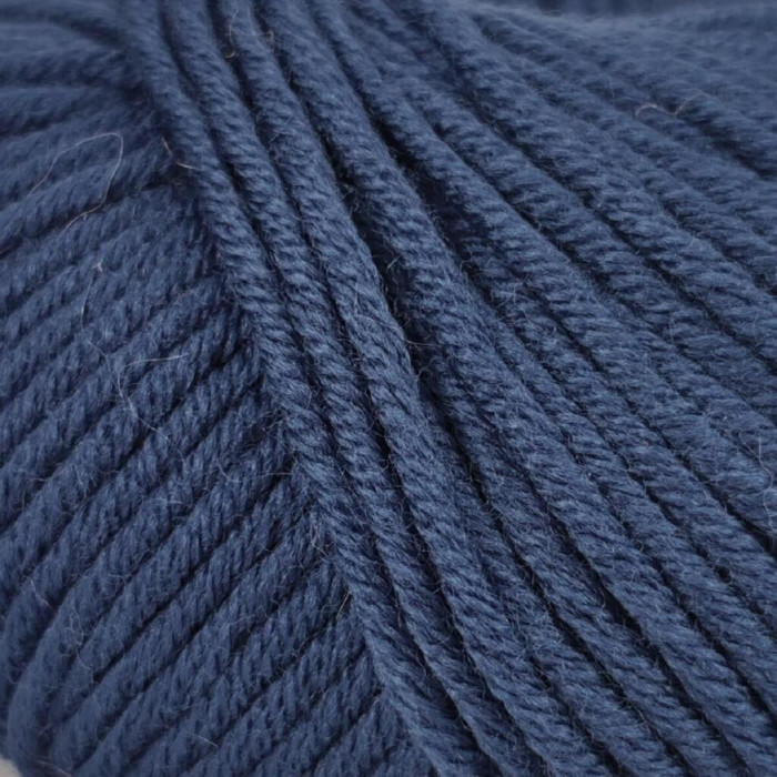 5522 Пряжа Lana Gatto Maxi Soft, 50г - 90м, індіго, 100% меринос екстрафайн