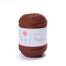 5524 Пряжа Cotton Fair 8/4 YarnArt, 50г - 160 м, шоколадний, 100% бавовна