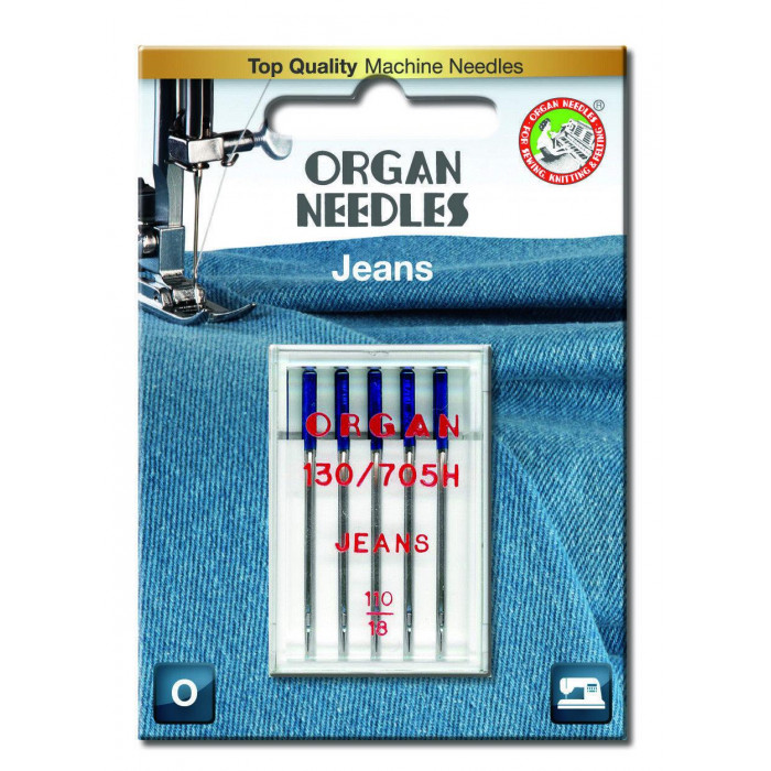 5524110 Голки Jeans №110/18 (5 шт) Organ