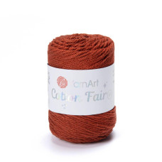 5526 Пряжа Cotton Fair 4/4 YarnArt, 50г - 80 м, теракотовий, 100% бавовна