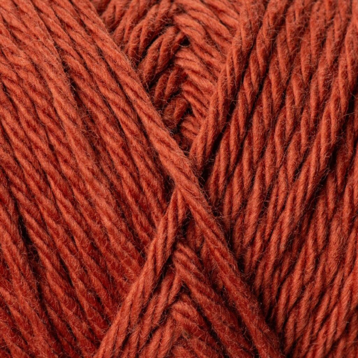 5526 Пряжа Cotton Fair 4/4 YarnArt, 50г - 80 м, теракотовий, 100% бавовна