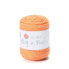 5532 Пряжа Cotton Fair 4/4 YarnArt, 50г - 80 м, персиковий, 100% бавовна