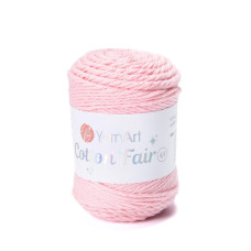 5535 Пряжа Cotton Fair 4/4 YarnArt, 50г - 80 м, блідо-рожевий, 100% бавовна