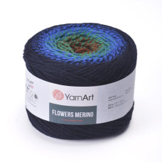 554 Пряжа Flowers Merino 225гр-590м (різнокольоровий). YarnArt