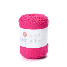 5540 Пряжа Cotton Fair 4/4 YarnArt, 50г - 80 м, малиновий, 100% бавовна