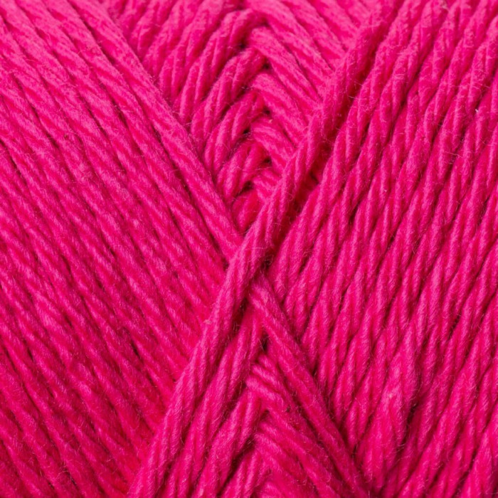 5540 Пряжа Cotton Fair 4/4 YarnArt, 50г - 80 м, малиновий, 100% бавовна