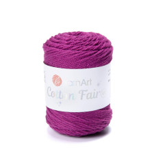5542 Пряжа Cotton Fair 4/4 YarnArt, 50г - 80 м, бузковий, 100% бавовна
