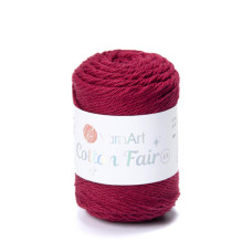 5546 Пряжа Cotton Fair 4/4 YarnArt, 50г - 80 м, бордовий, 100% бавовна