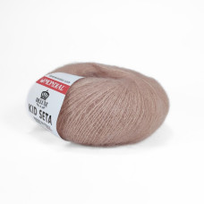 555 Пряжа Mondial Kid Seta, 25г - 210м, суха троянда, 70% суперкід мохер, 30% шовк